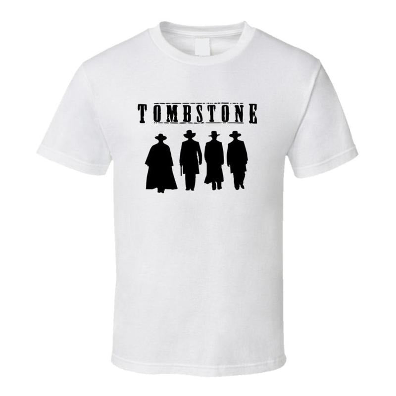 Tombstone Doc Holliday Wyatt Earp Shilouette Ok Corral T Shirt Hoodie, Sweatshirt | HypeCrazeTee.com