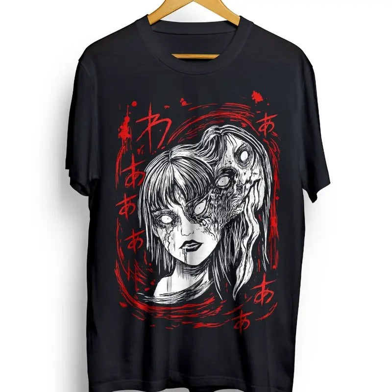 Tomie Junji Ito Uzumaki Horror Anime Manga TShirt Hoodie, Sweatshirt | HypeCrazeTee.com