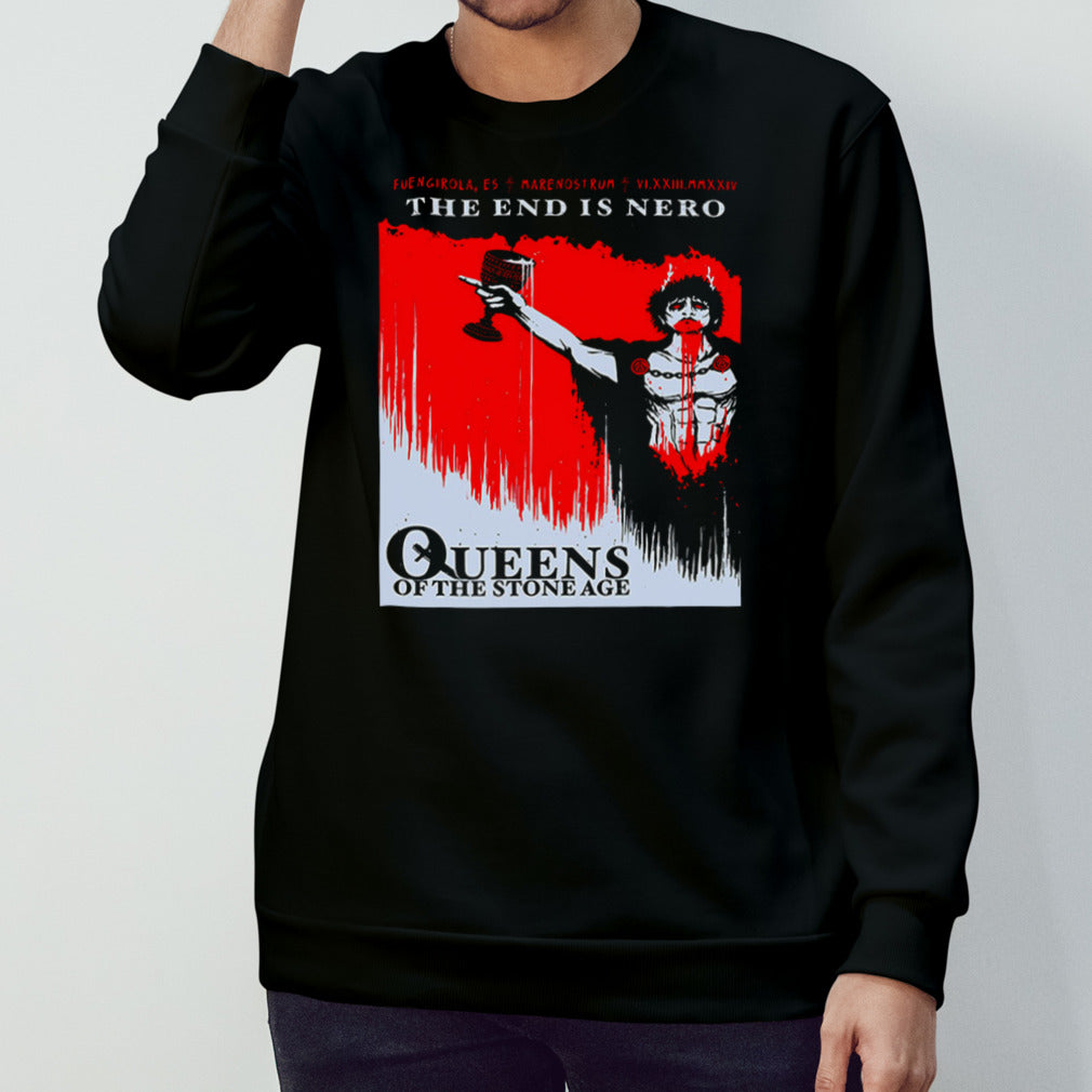 Tonight Fuengirola ES Marenostrum 23 June 2024 The End Is Nero Tour Queens Of The Stone Age shirt