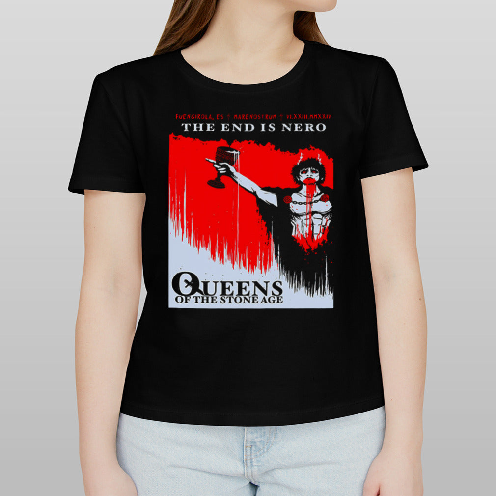 Tonight Fuengirola ES Marenostrum 23 June 2024 The End Is Nero Tour Queens Of The Stone Age shirt