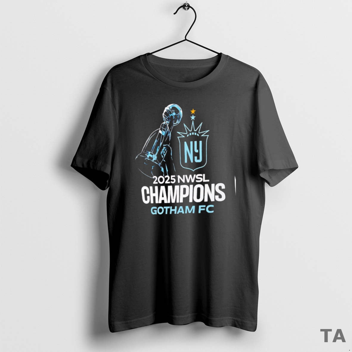 Top Cup Gotham Fc 2025 Nwsl Champions T Shirt Sweater Hoodie, Sweatshirt | HypeCrazeTee.com