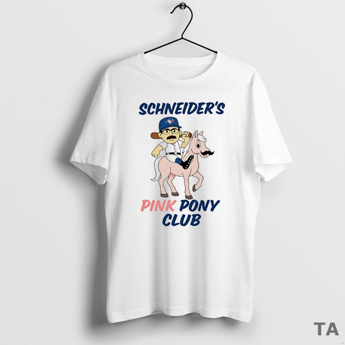 Top Davis Schneider Toronto Blue Jays Schneiders Pink Pony Club T Shirt Sweater Hoodie, Sweatshirt | HypeCrazeTee.com
