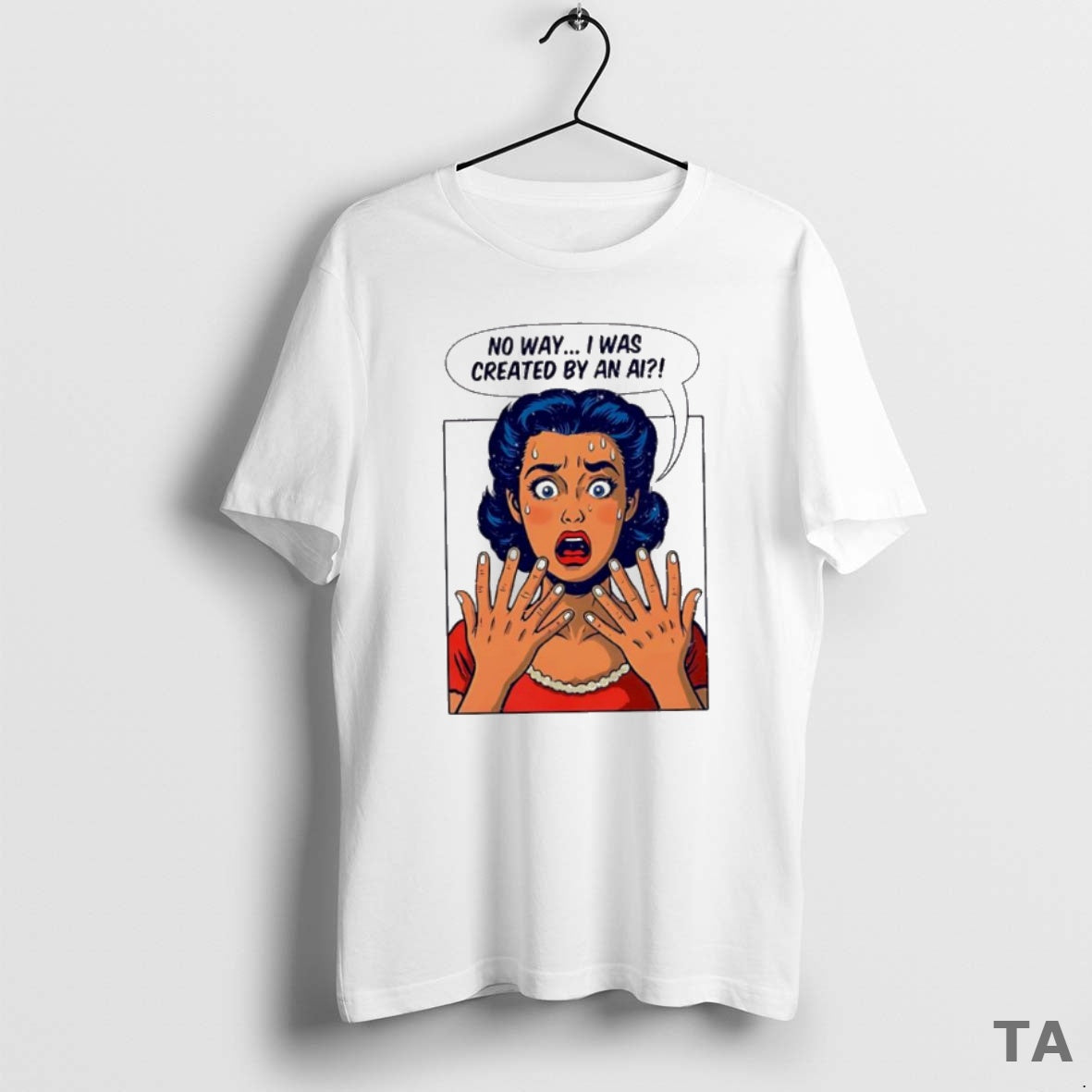 Top Girl No Way I Was Created By An Ai T Shirt Sweater Hoodie, Sweatshirt | HypeCrazeTee.com