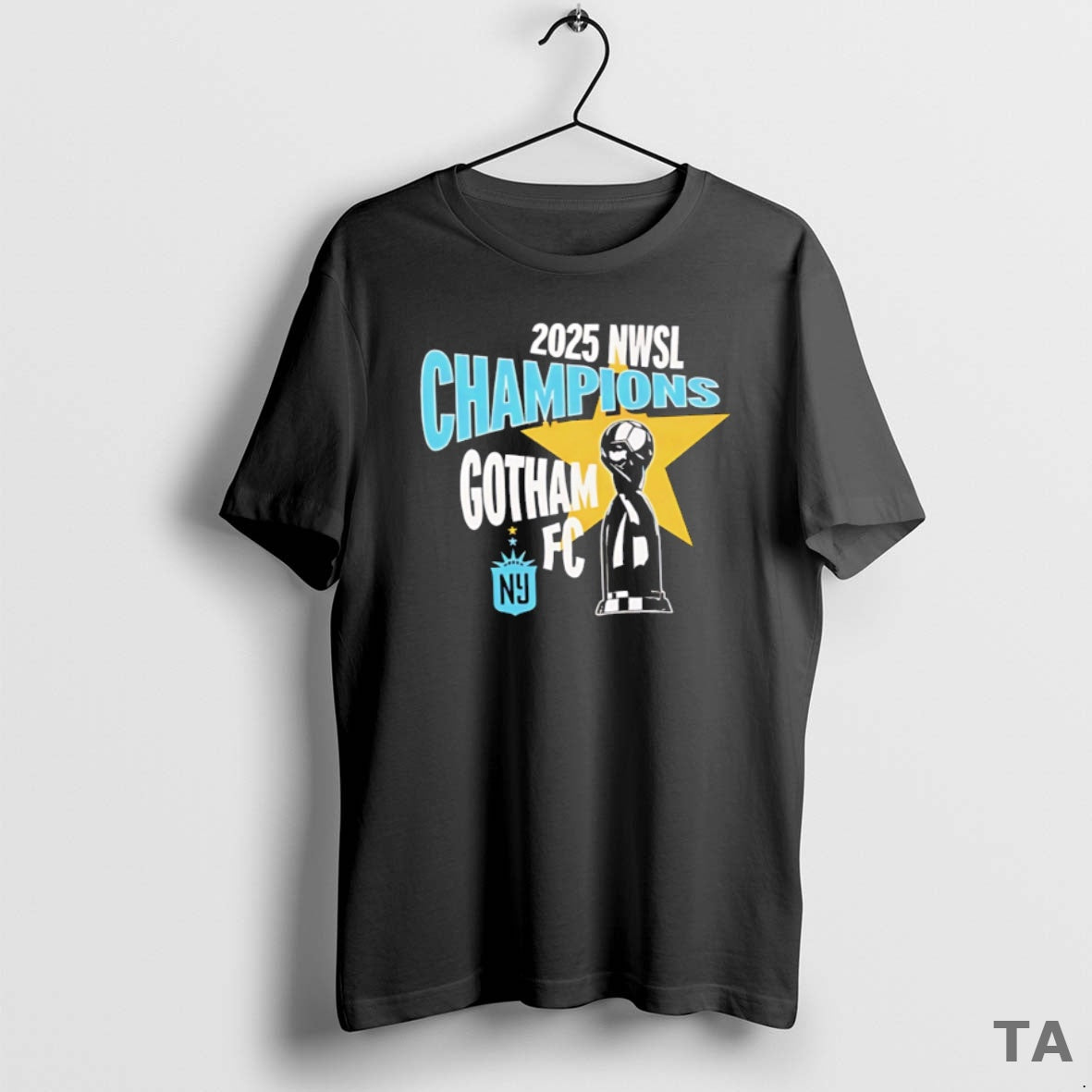 Top Gotham Fc 2025 Nwsl Champions Trophy Cup T Shirt Sweater Hoodie, Sweatshirt | HypeCrazeTee.com