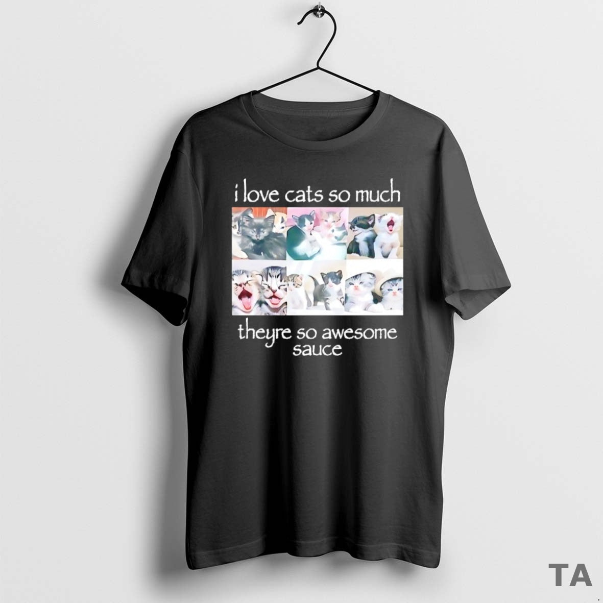 Top I Love Cats So Much Theyre So Awesome Sauce T Shirt Sweater Hoodie, Sweatshirt | HypeCrazeTee.com