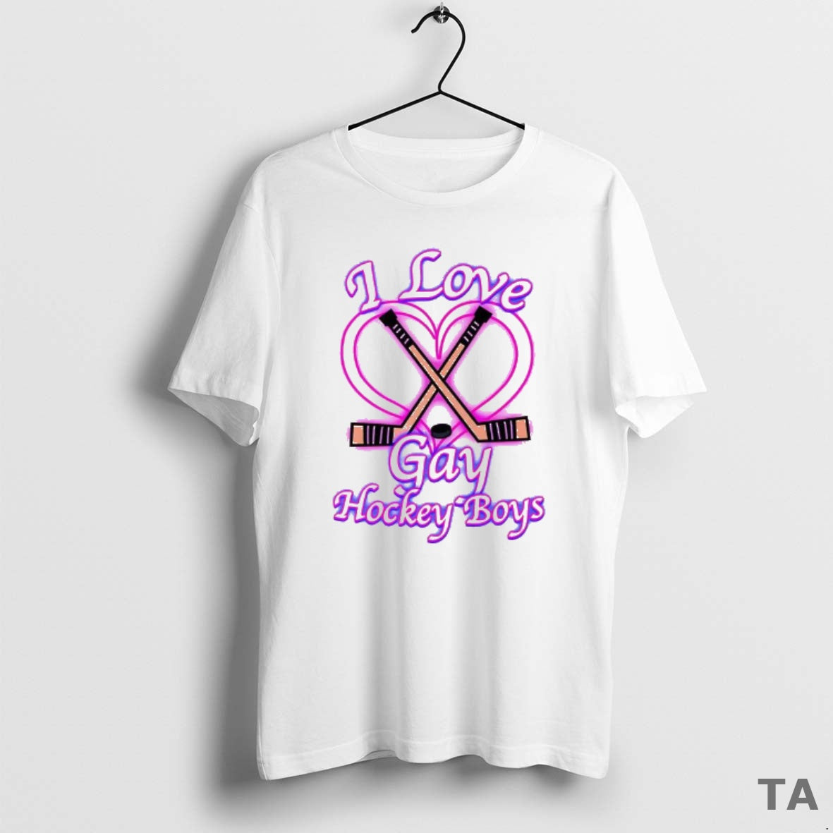 Top I Love Gay Hockey Boys Heated Rivalry Romantic T Shirt Sweater Hoodie, Sweatshirt | HypeCrazeTee.com