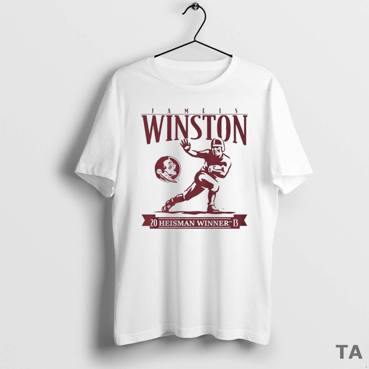 Top Jameis Winston Florida State Seminoles Football 2013 Heisman Winner Trophy Circle T Shirt Sweater Hoodie, Sweatshirt