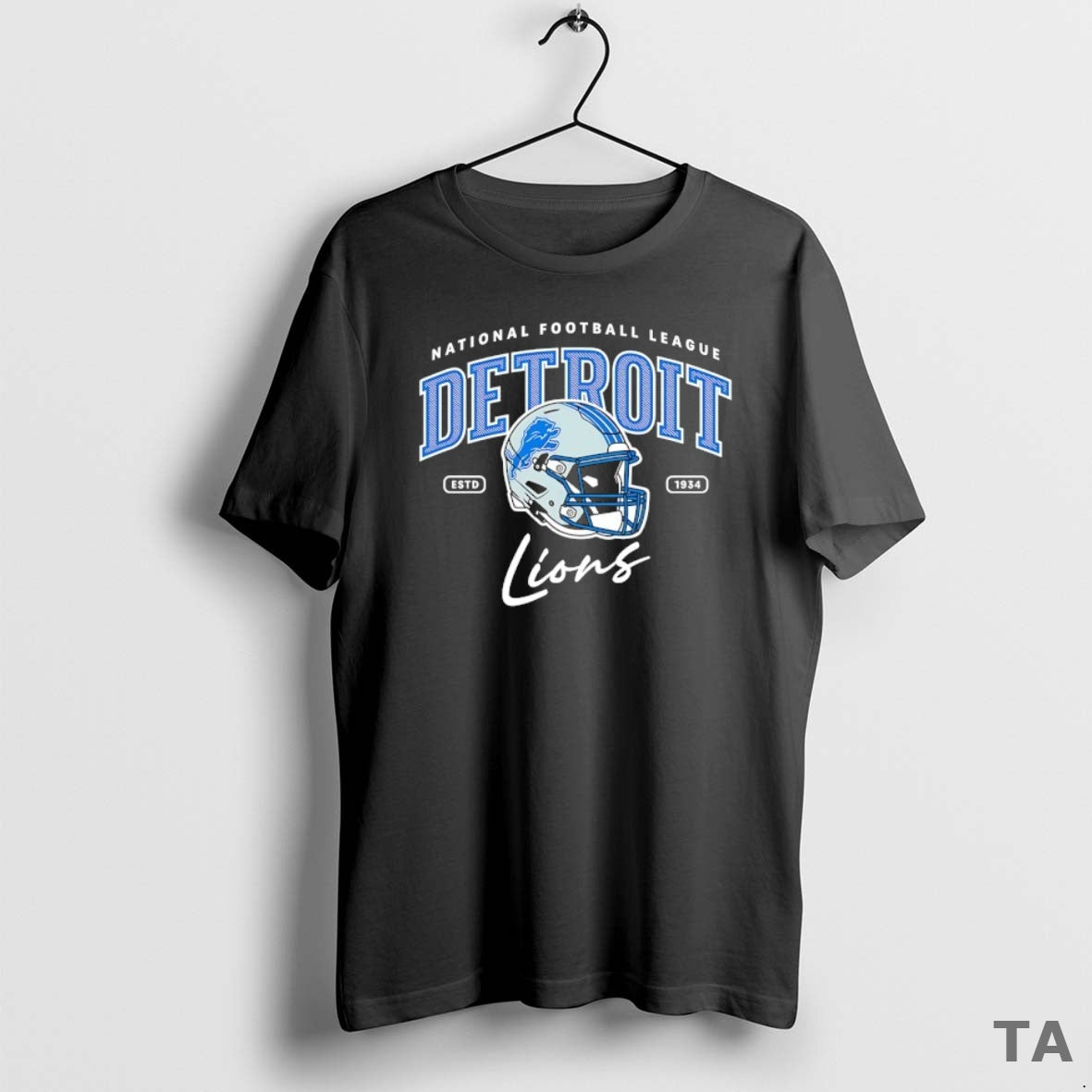 Top National Football League Detroit Lions Est 1934 Helmet T Shirt Sweater Hoodie, Sweatshirt | HypeCrazeTee.com