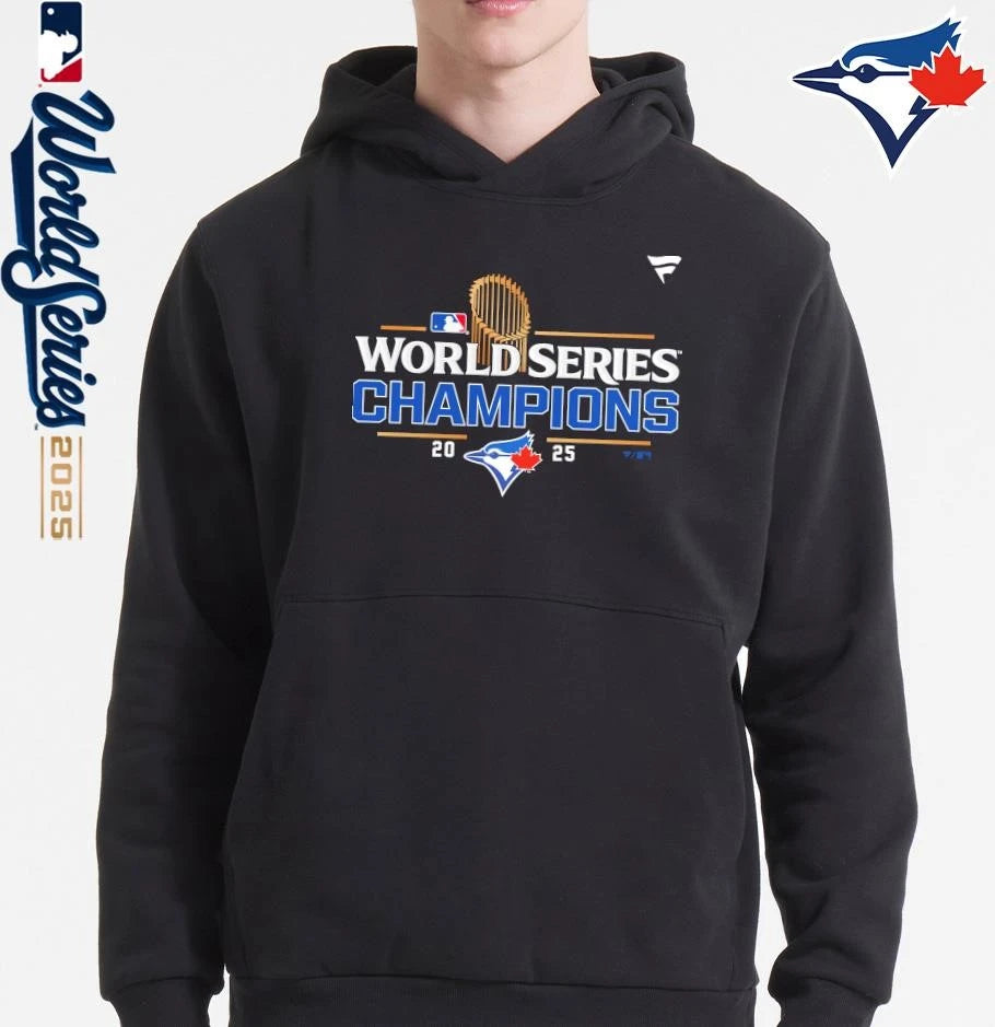 Toronto Blue Jays 2025 MLB World Series Champions Locker Room T-Shirt