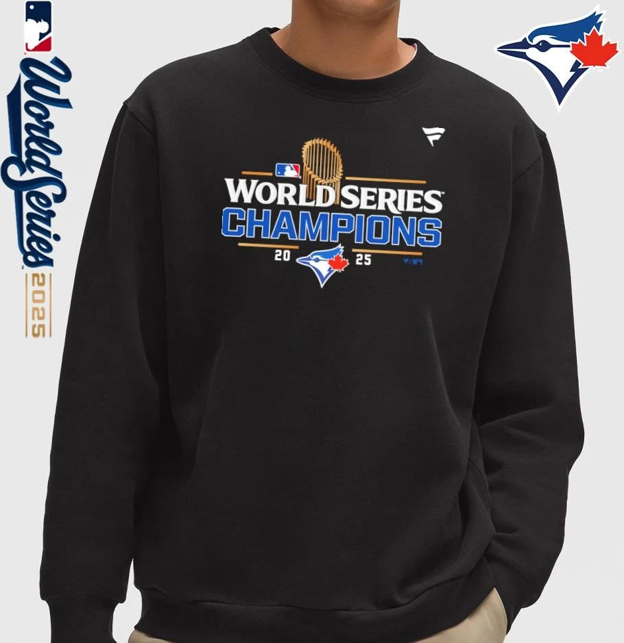 Toronto Blue Jays 2025 MLB World Series Champions Locker Room T-Shirt