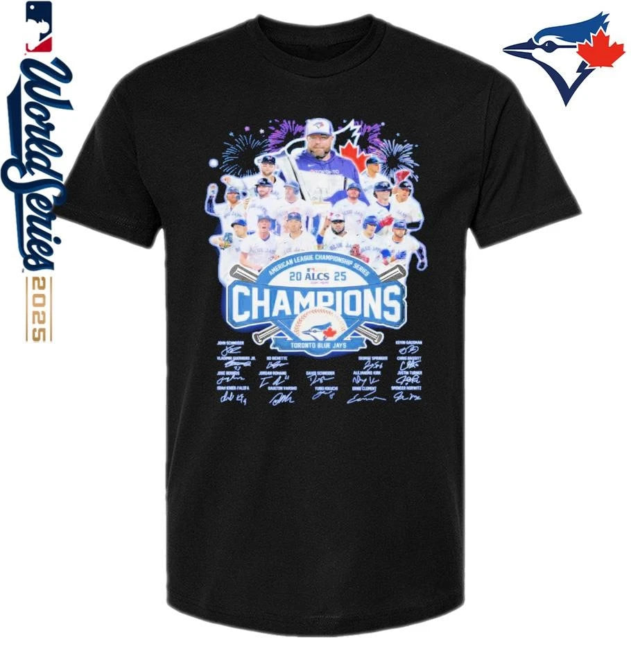 Toronto Blue Jays 2025 Road To World Series Champions T-Shirt