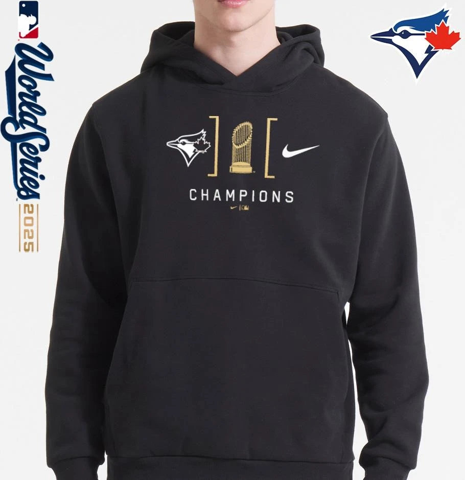 Toronto Blue Jays 2025 World Series Champions Lockup T-Shirt