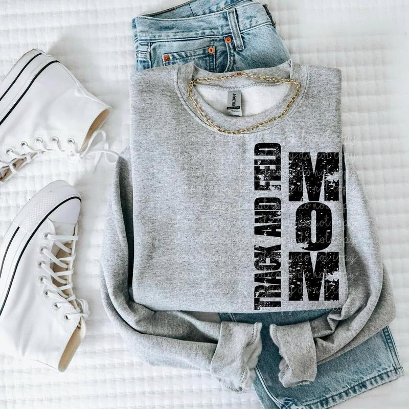 Track Mom DTF Transfers - THIS IS NOT A SHIRT Hoodie, Sweatshirt | HypeCrazeTee.com