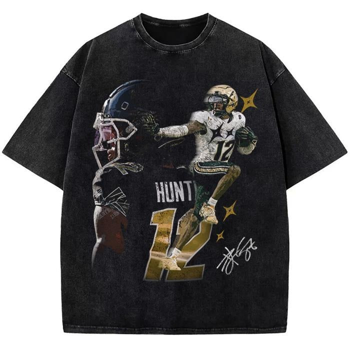 Travis Hunter Graphic Tee Bih You Thought Custom Graphic Football T-Shirt Hoodie, Sweatshirt | HypeCrazeTee.com