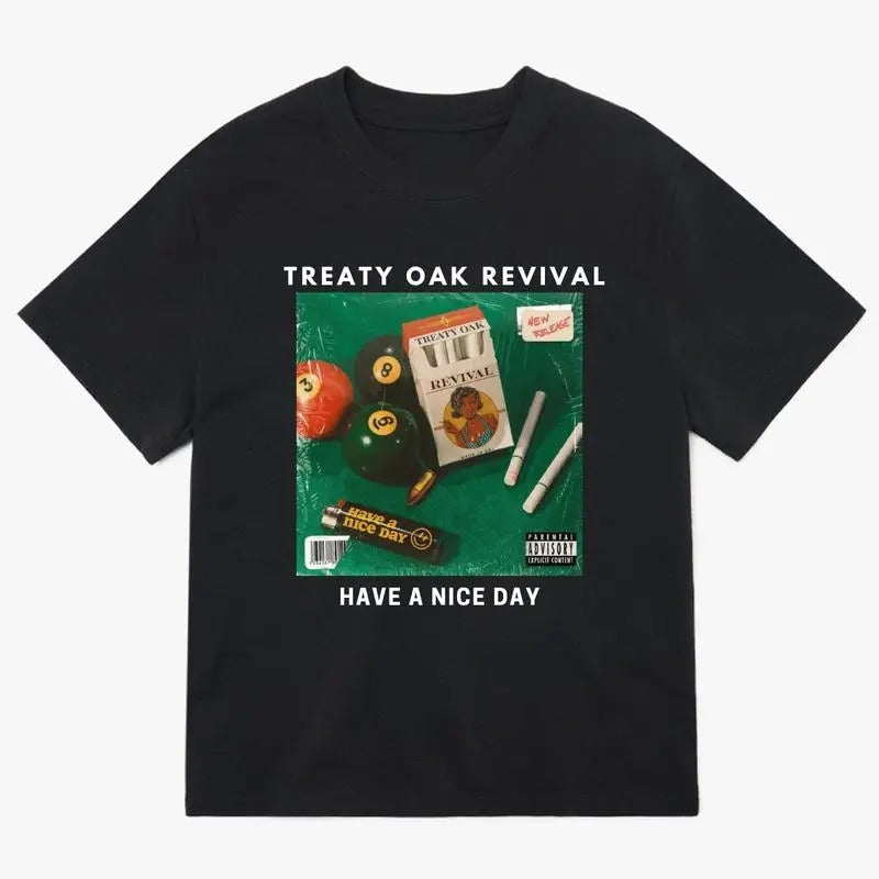 Treaty Oak Revival Classic T-Shirt, Classic Fit, Trendy Unisex Tee, Texas Cpuntry Rock Treaty Oak Revival Logo T-Shirt,...