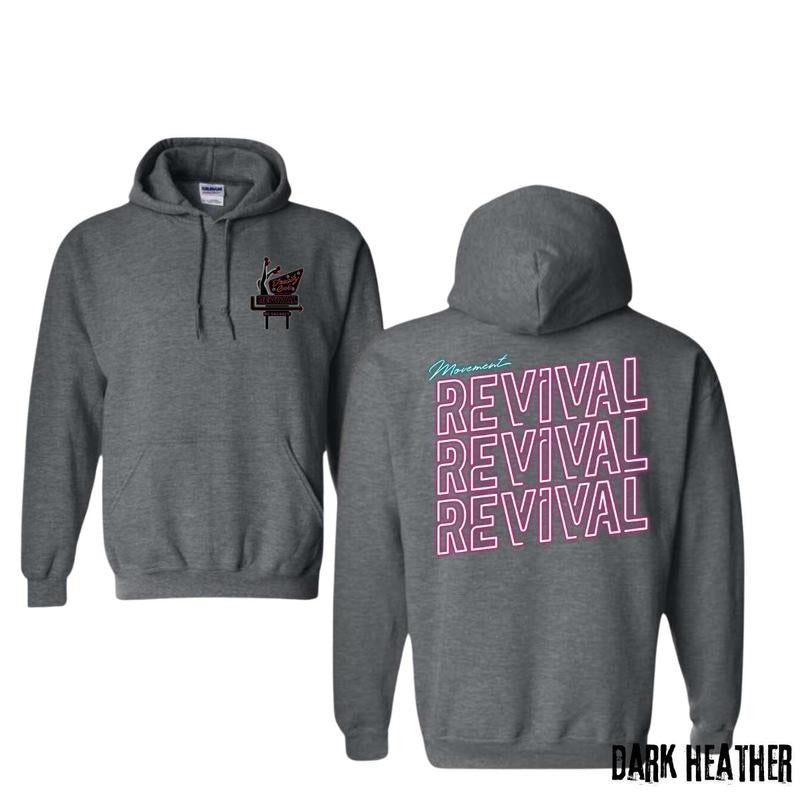Treaty Oak Revival T-shirt Sweatshirt Hoodie, Retro Neon Sign Inspired Design With Bold Graphics Underwear Man Pullover...