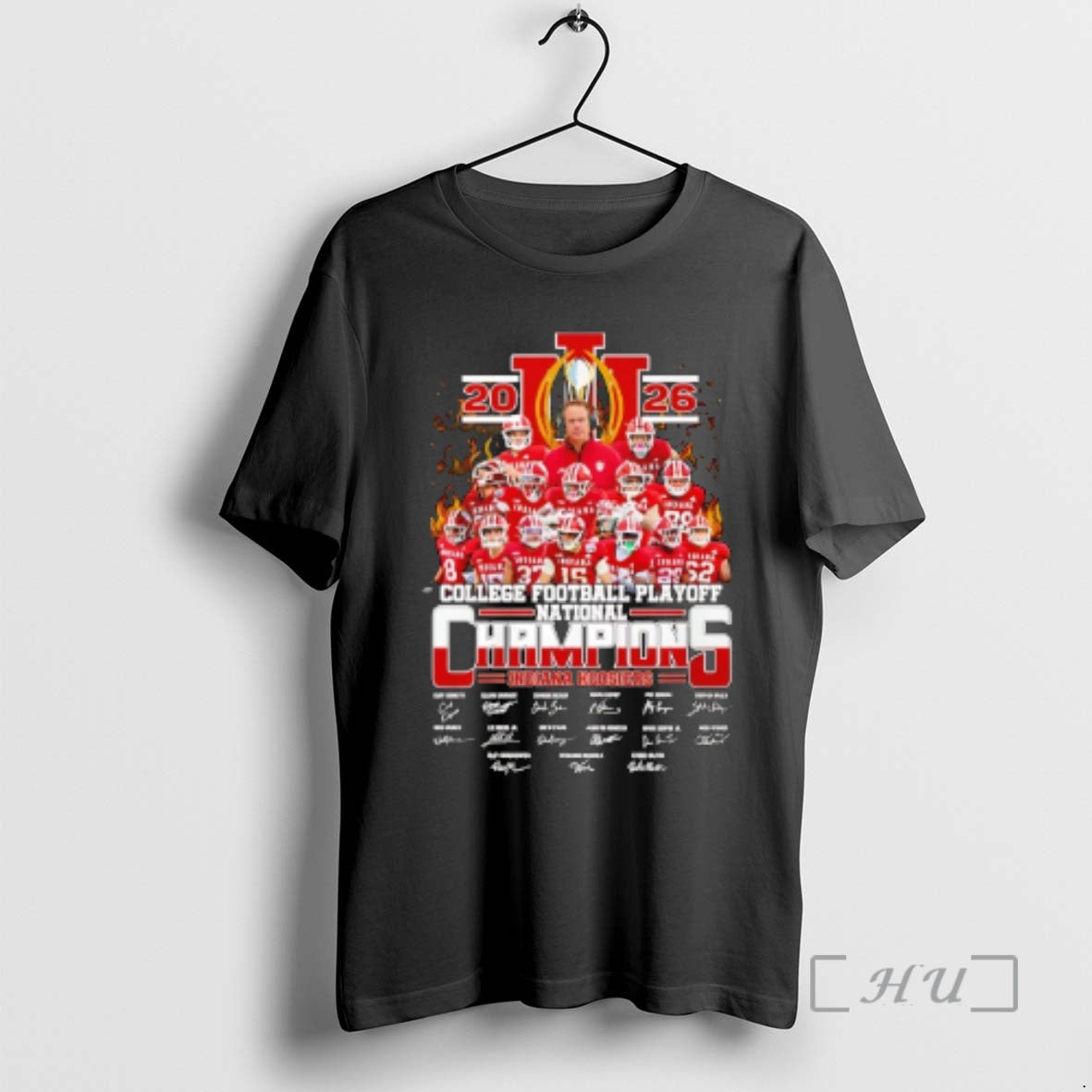 Trending 2026 Indiana Hoosiers Cfp National Champions Player Signatures T-Shirts, Hoodie, Sweatshirt | HypeCrazeTee.com