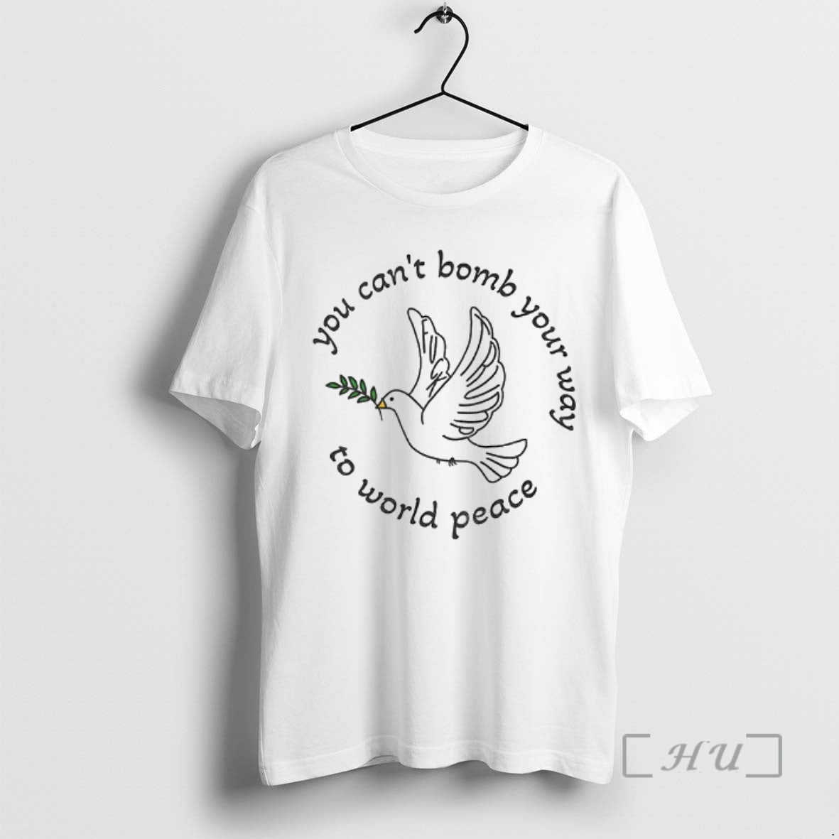 Trending Bombs For World Peace You Cant Bomb Your Way To World Peace Premium T-Shirts, Hoodie, Sweatshirt | HypeCrazeTee.com