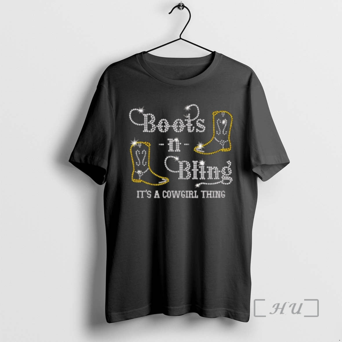 Trending Boots N Bling Its A Cowgirl Thing T-Shirts, Hoodie, Sweatshirt | HypeCrazeTee.com