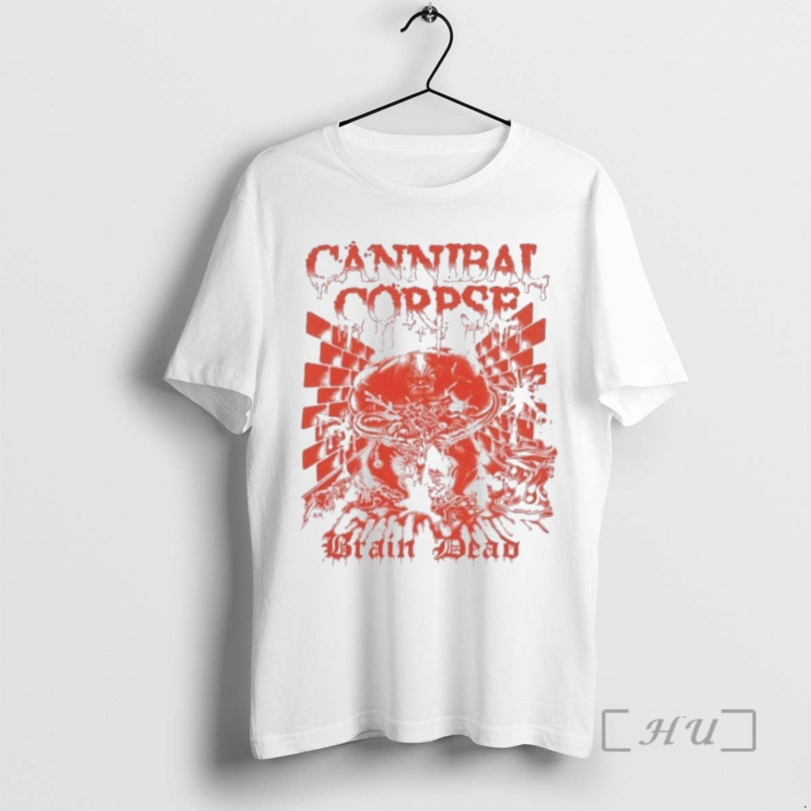 Trending Brain Dead X Cannibal Corpse Splatter Brain T-Shirts, Hoodie, Sweatshirt | HypeCrazeTee.com
