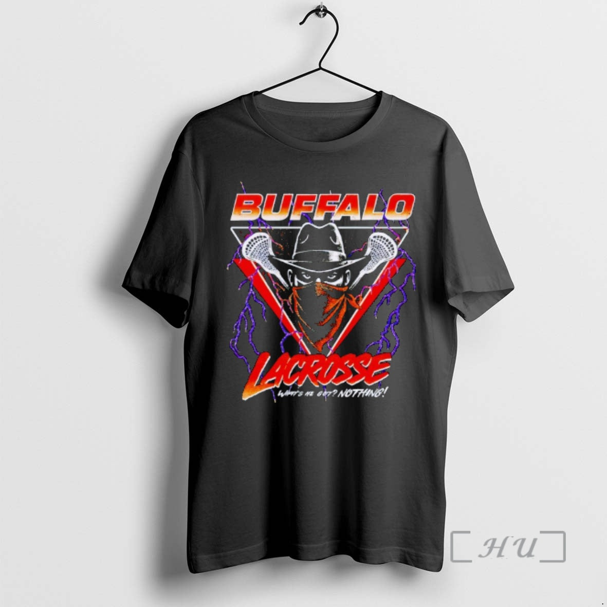 Trending Buffalo Lacrosse Whats He Got Nothing T-Shirts, Hoodie, Sweatshirt | HypeCrazeTee.com