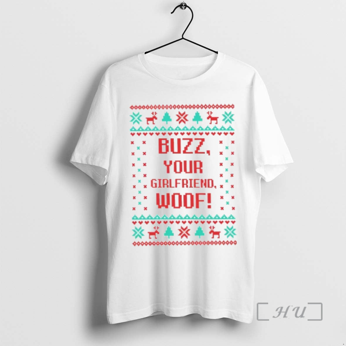Trending Buzz Your Girlfriend Woof Christmas T-Shirts, Hoodie, Sweatshirt | HypeCrazeTee.com