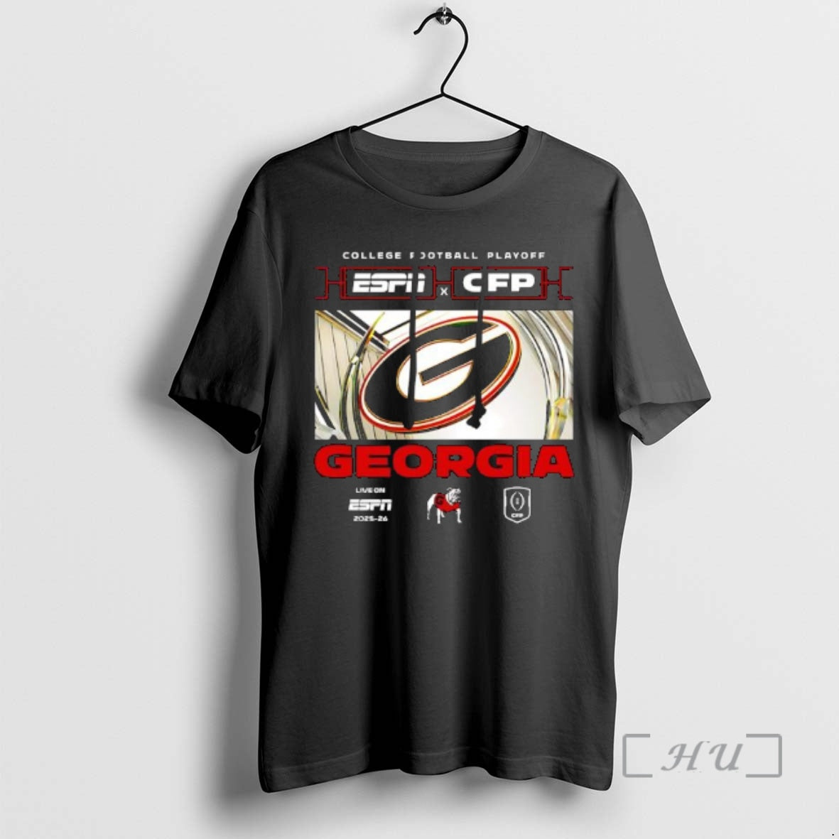 Trending Espn X Cfp Georgia 2025 2026 College Football Playoff T-Shirts, Hoodie, Sweatshirt | HypeCrazeTee.com
