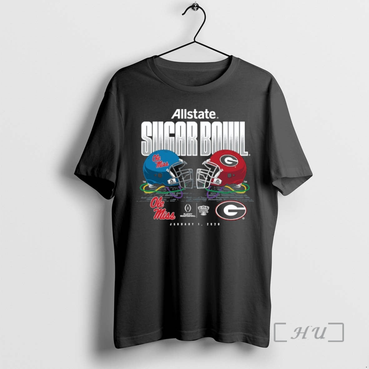 Trending Georgia Bulldogs Vs Ole Miss Rebels Sugar Bowl Head To Head Premium T Shirts Hoodie, Sweatshirt | HypeCrazeTee.com