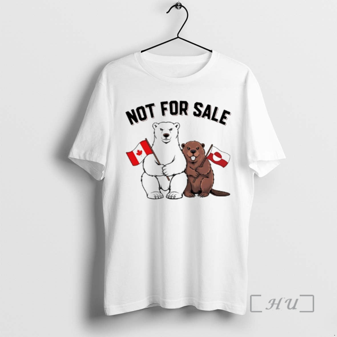 Trending Greenland Is Not For Sale Bear And Beaver T-Shirts, Hoodie, Sweatshirt | HypeCrazeTee.com