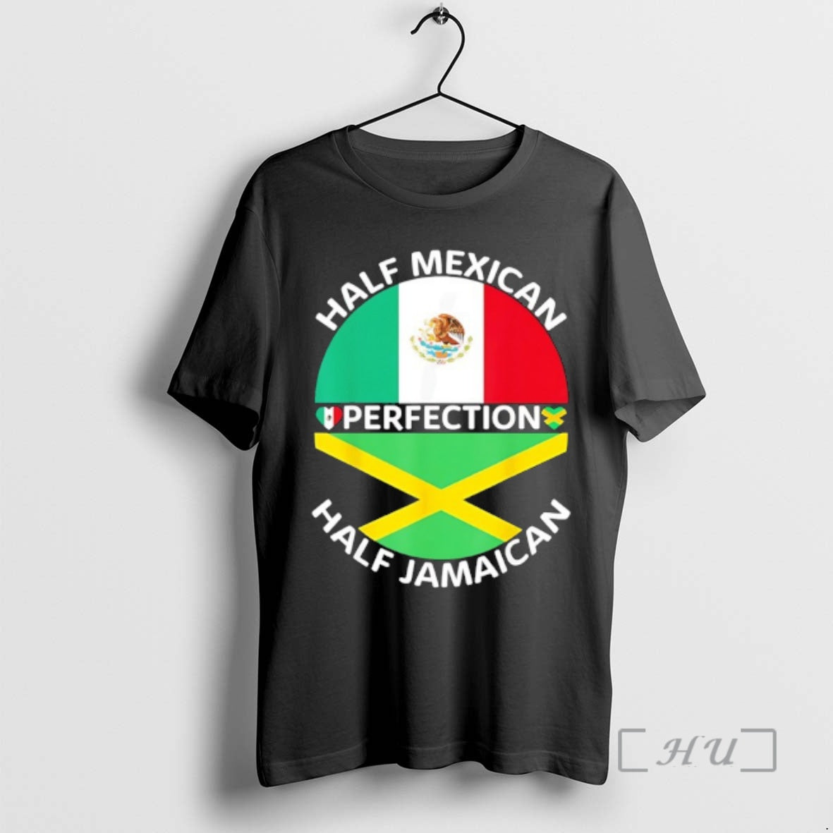 Trending Half Mexican Perfection Half Jamaican Flag T-Shirts, Hoodie, Sweatshirt | HypeCrazeTee.com