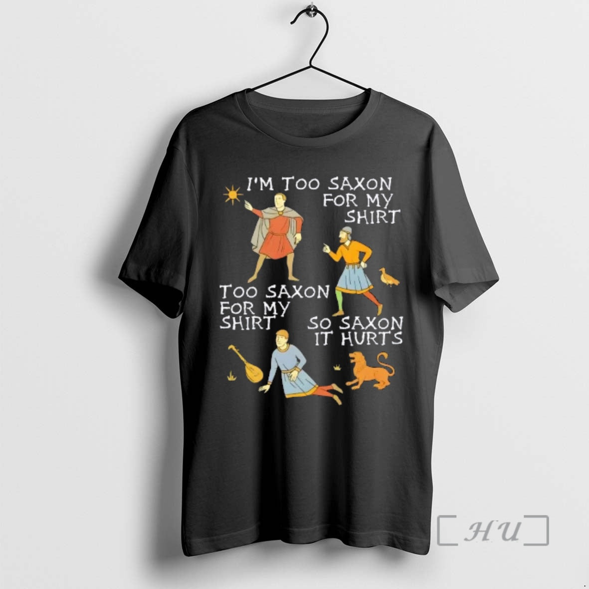 Trending Im Too Saxon For My Too Saxon For My So Saxon It Hurts Cartoon T-Shirts, Hoodie, Sweatshirt | HypeCrazeTee.com