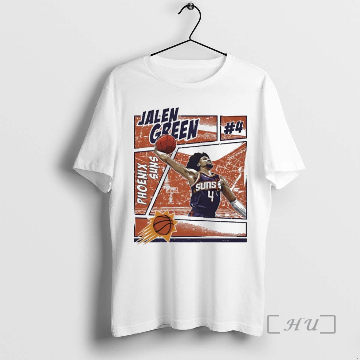 Trending Jalen Green 4 Phoenix Suns Basketball Player Graphic Comic T-Shirts, Hoodie, Sweatshirt | HypeCrazeTee.com