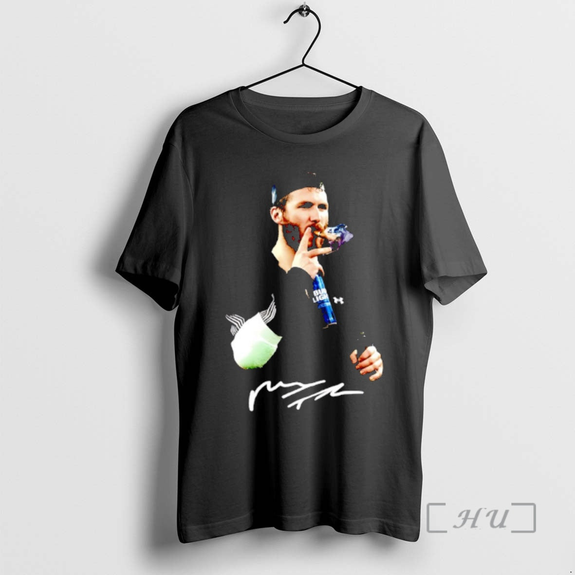 Trending Matthew Tkachuk Smoking X Bud Light Signature T-Shirts, Hoodie, Sweatshirt | HypeCrazeTee.com