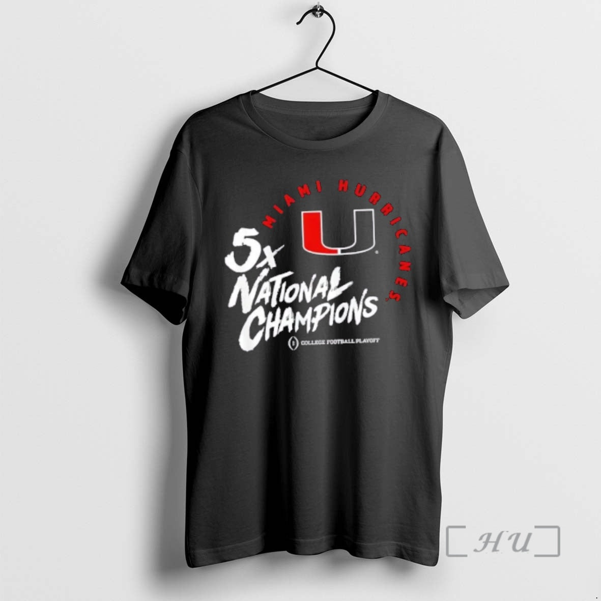Trending Miami Hurricanes Football 2025 Cfp 5x National Champions T-Shirts, Hoodie, Sweatshirt | HypeCrazeTee.com