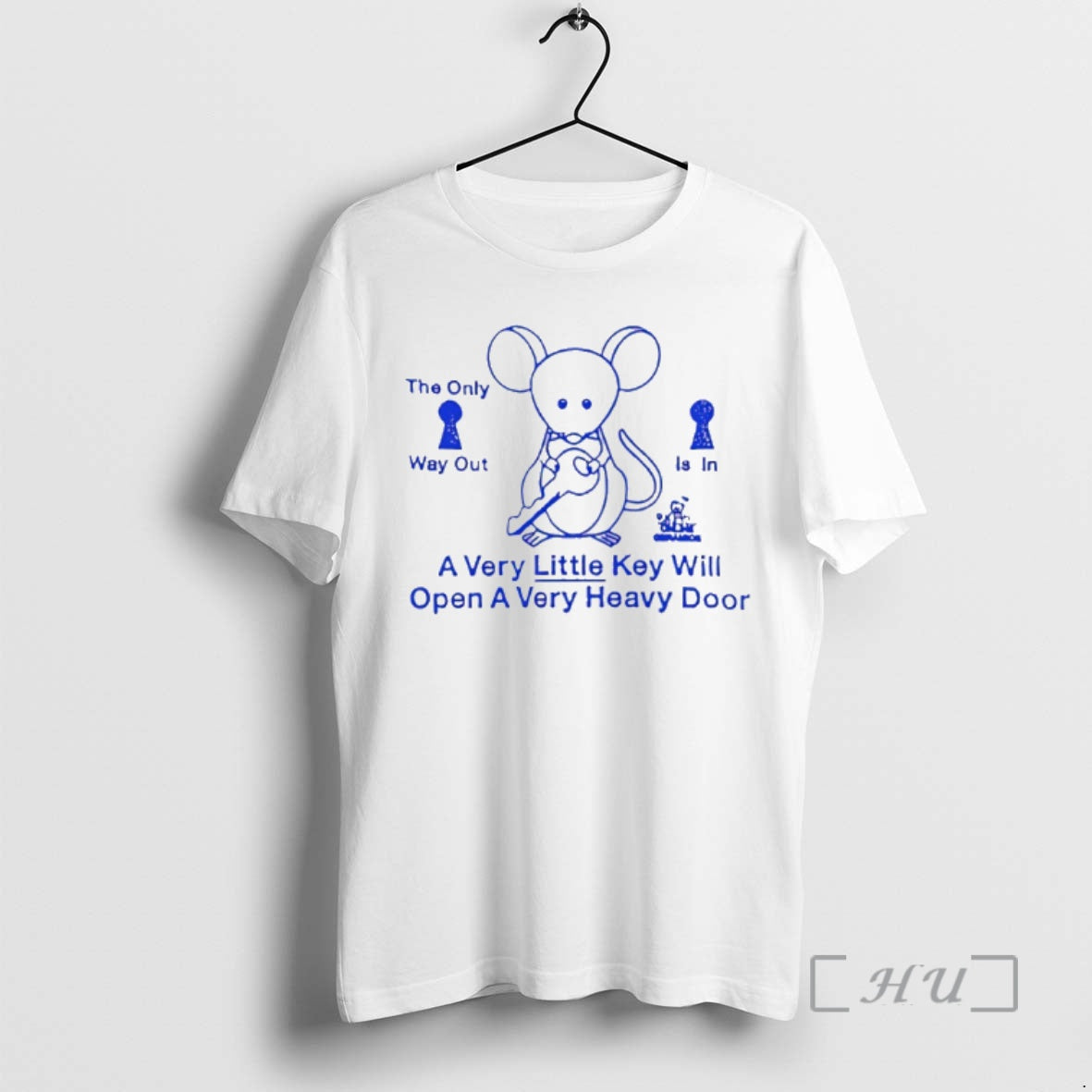 Trending Mouse Holding Key The Only Way Out Is In A Very Little Key Will T-Shirts, Hoodie, Sweatshirt | HypeCrazeTee.com