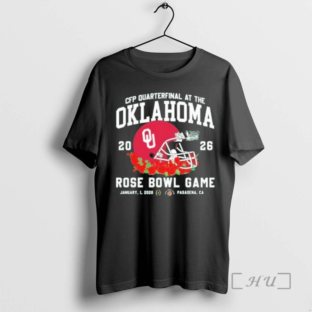 Trending Oklahoma Rose Bowl 2026 Cfp Quarterfinal At The T-Shirts, Hoodie, Sweatshirt | HypeCrazeTee.com