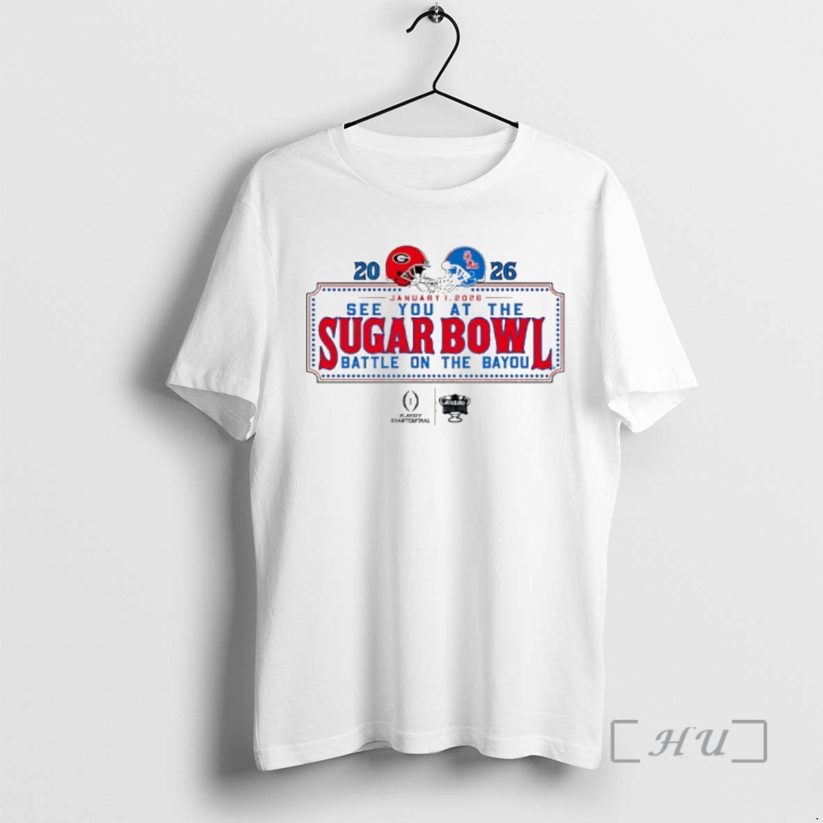 Trending Ole Miss Rebels Vs Georgia Bulldogs Cfp 2026 See You At The Sugar Bowl T-Shirts, Hoodie, Sweatshirt