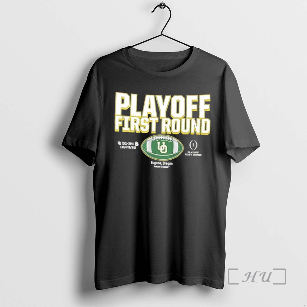 Trending Oregon Ducks 2025 Cfp First Round Winner 2 Sided T-Shirts, Hoodie, Sweatshirt | HypeCrazeTee.com