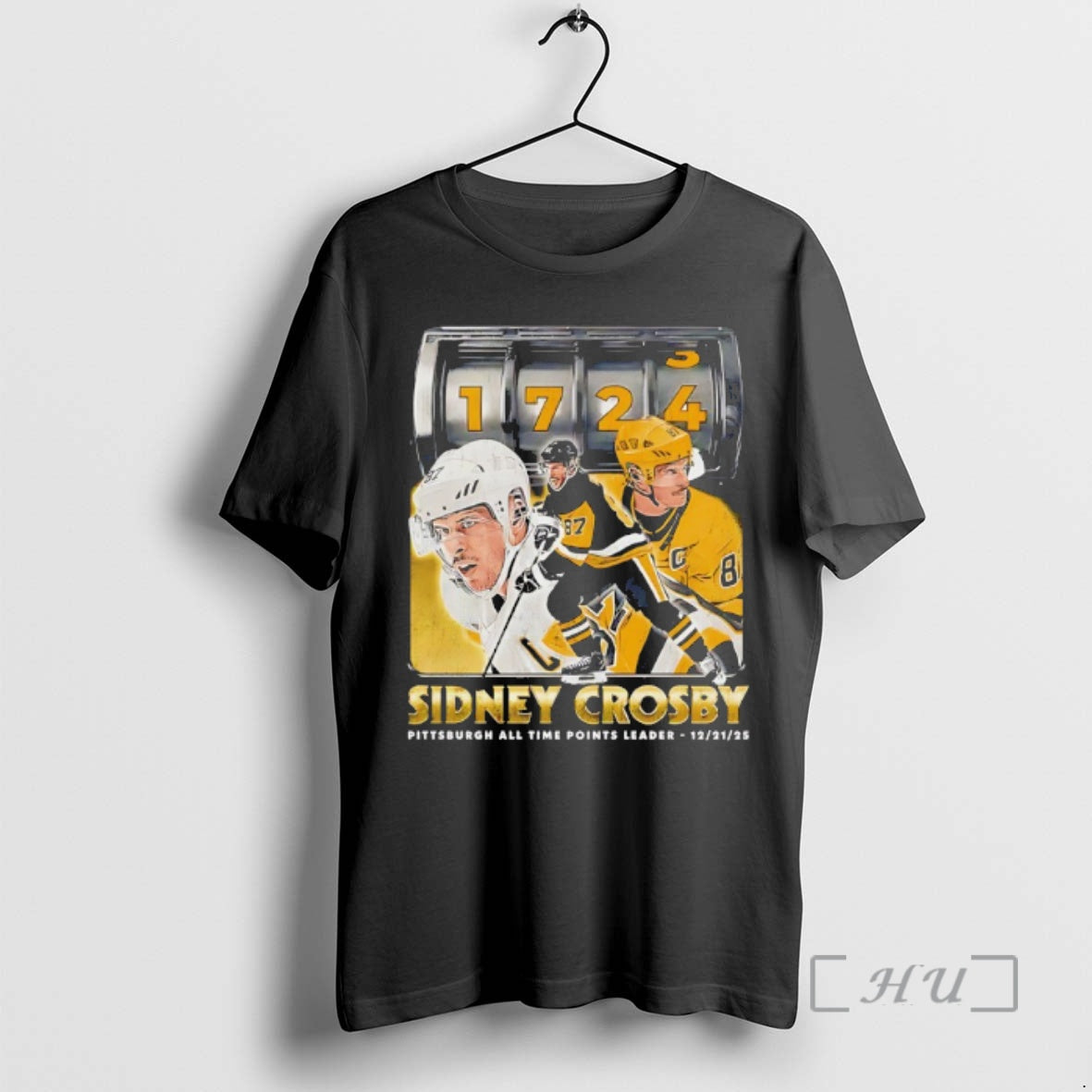 Trending Pittsburgh Penguins Sidney Crosby 1724 All Time Points Leader T-Shirts, Hoodie, Sweatshirt | HypeCrazeTee.com