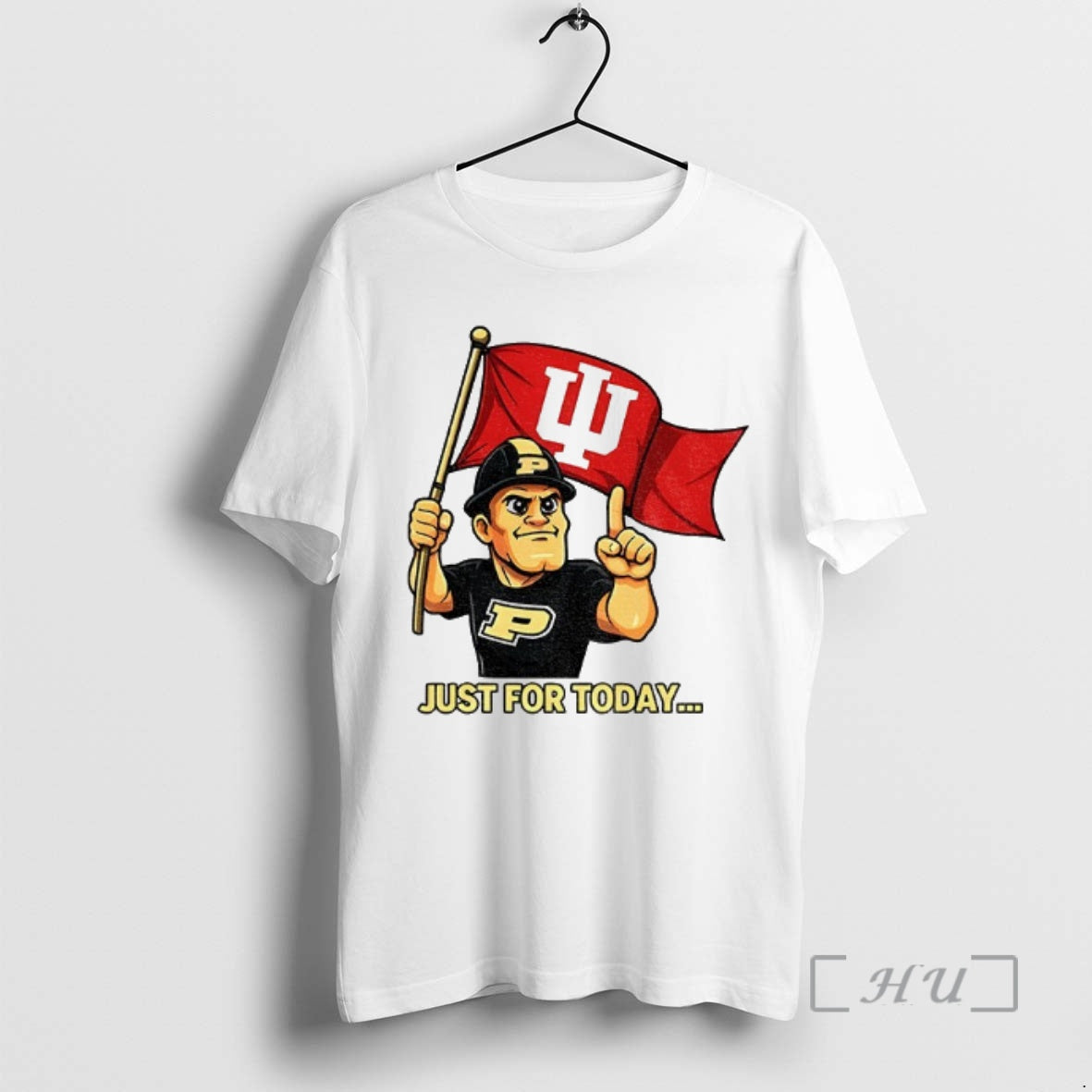 Trending Purdue Pete With Flag Just For Today Indiana Hoosiers Football Cfp National Champions Premium T-Shirts, Hoodie,...