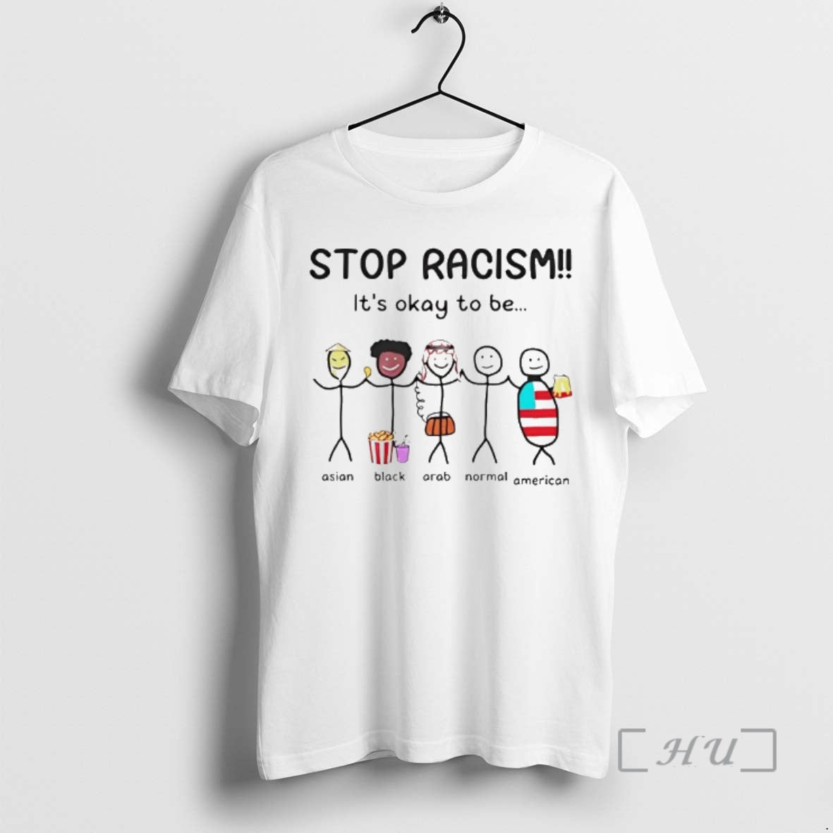 Trending Stop Racism Its Okay To Be T-Shirts, Hoodie, Sweatshirt | HypeCrazeTee.com