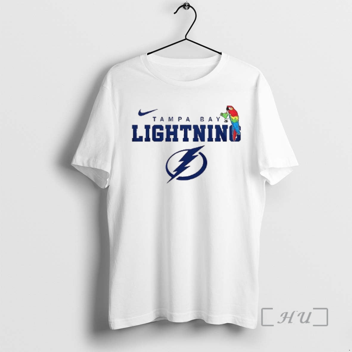 Trending Tampa Bay Lightning X Jimmy Buffett Parrot Mascot Double Sided Graphic Premium T Shirts Hoodie, Sweatshirt
