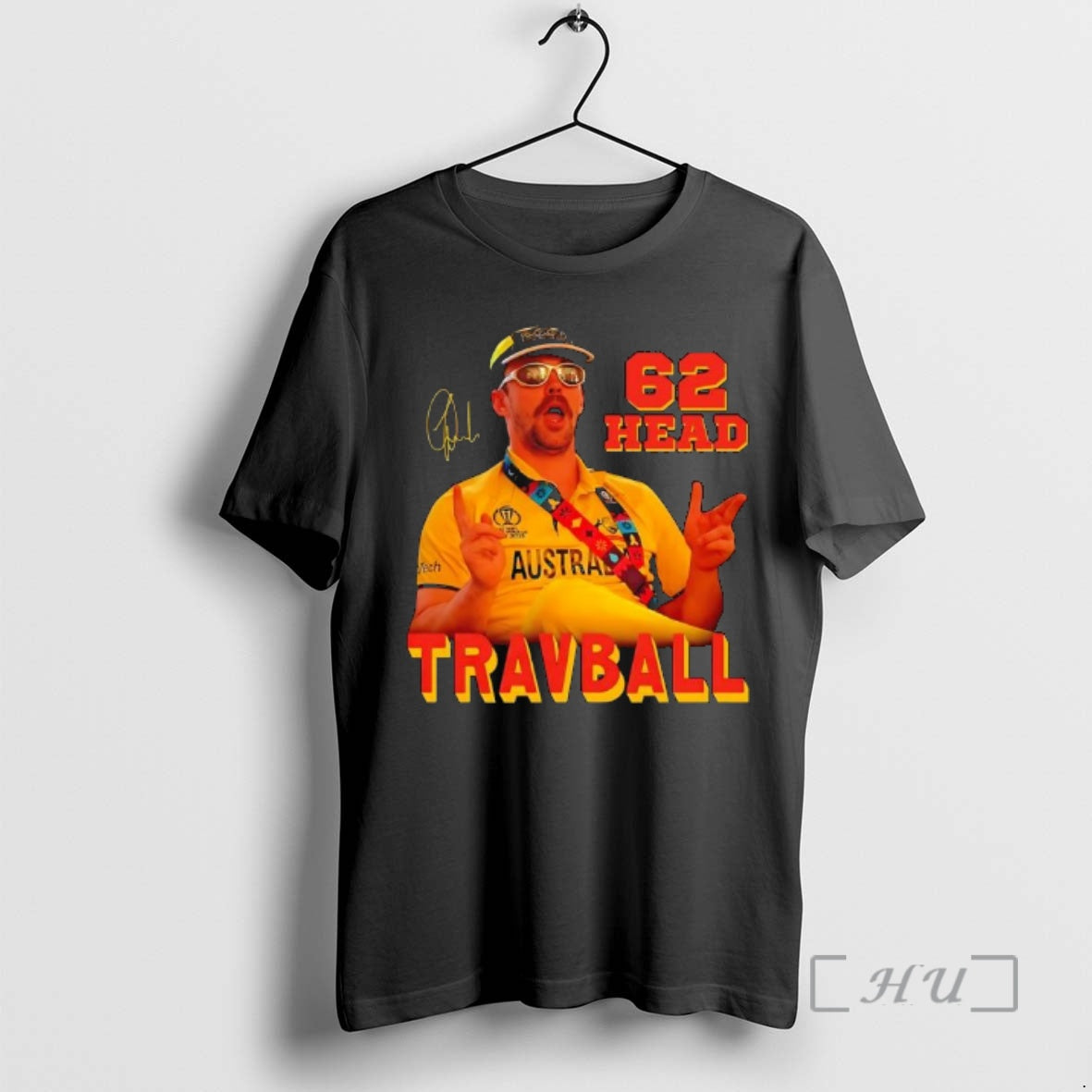 Trending Travis Head Travball 62 Signature T-Shirts, Hoodie, Sweatshirt | HypeCrazeTee.com