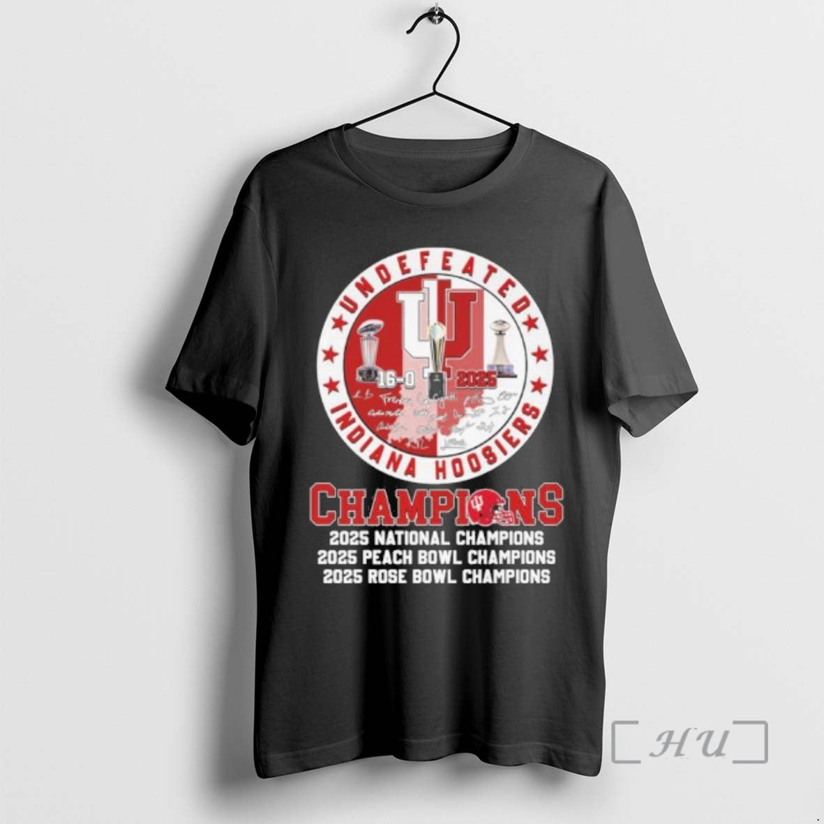 Trending Undefeated Indiana Hoosiers Champions Cfp Peach Bowl Rose Bowl T-Shirts, Hoodie, Sweatshirt | HypeCrazeTee.com