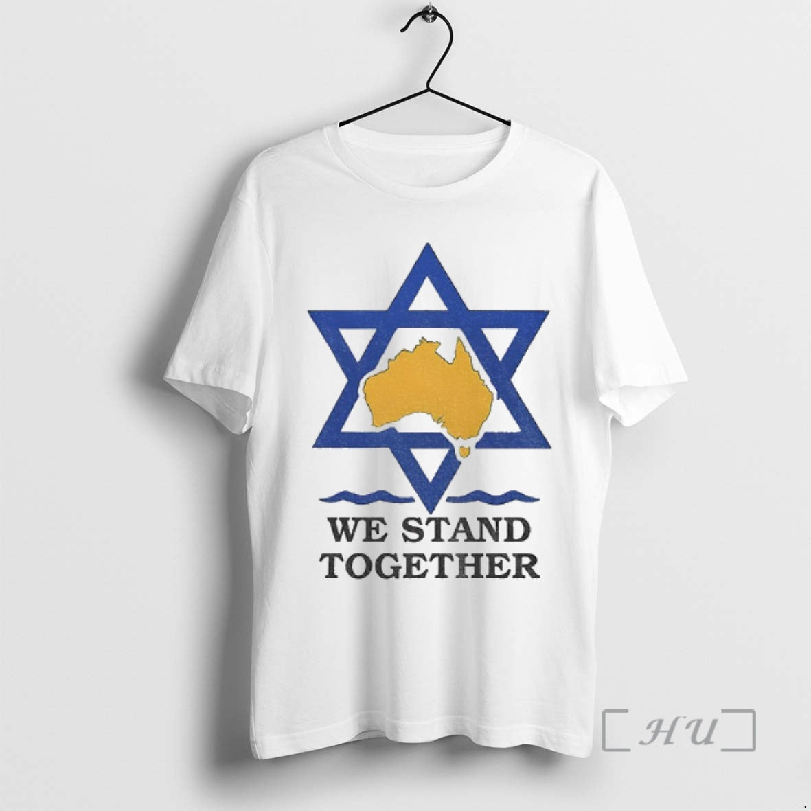 Trending We Stand Together With The Australian Jews T-Shirts, Hoodie, Sweatshirt | HypeCrazeTee.com