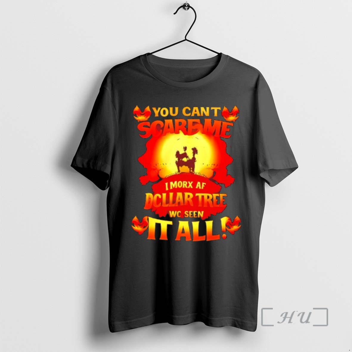 Trending You Cant Scare Me I Work At Dollar Tree Ive Seen It All Halloween T-Shirts, Hoodie, Sweatshirt | HypeCrazeTee.com