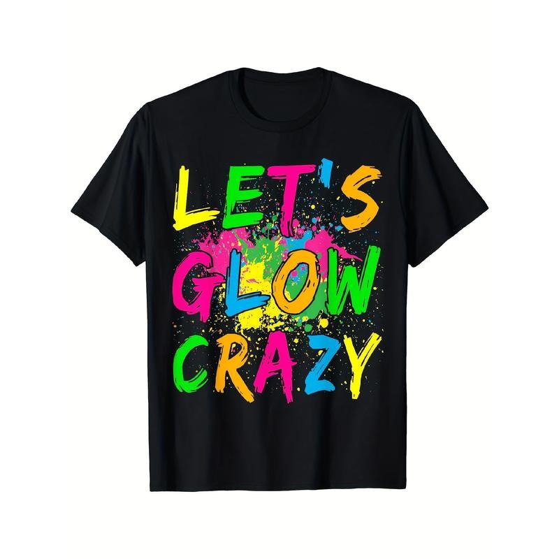 Trendy T - Shirt for a Bold Look: Playful Typography and Dynamic Design for a Stand