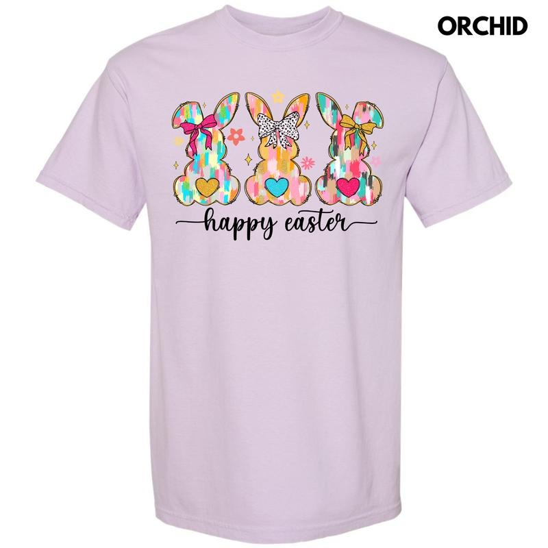Triple Brushstroke Bunnies Comfort Colors T-Shirt Hoodie, Sweatshirt | HypeCrazeTee.com
