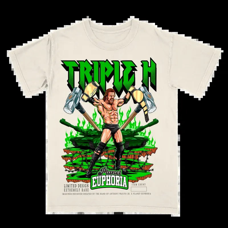 Triple H Tee - Gift For Fan - Men's Casual T-shirt - Menswear Hoodie, Sweatshirt | HypeCrazeTee.com