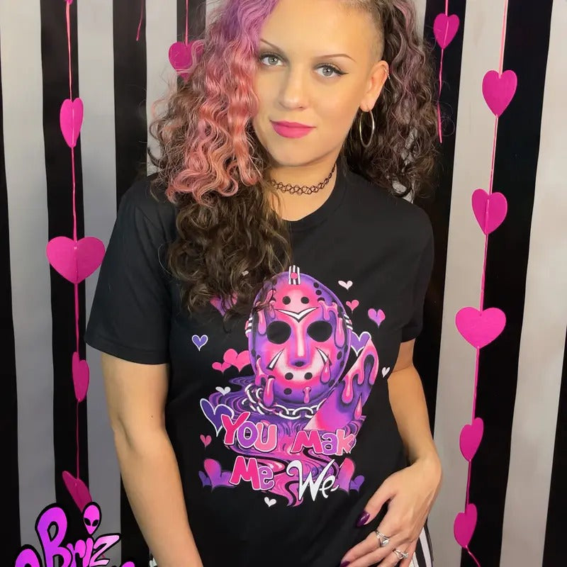 Valentine's Day T shirt of Psyday / Valentine Horror Art / Valentine Gift / Horror Valentine Tee / Horror Nostalgia /...